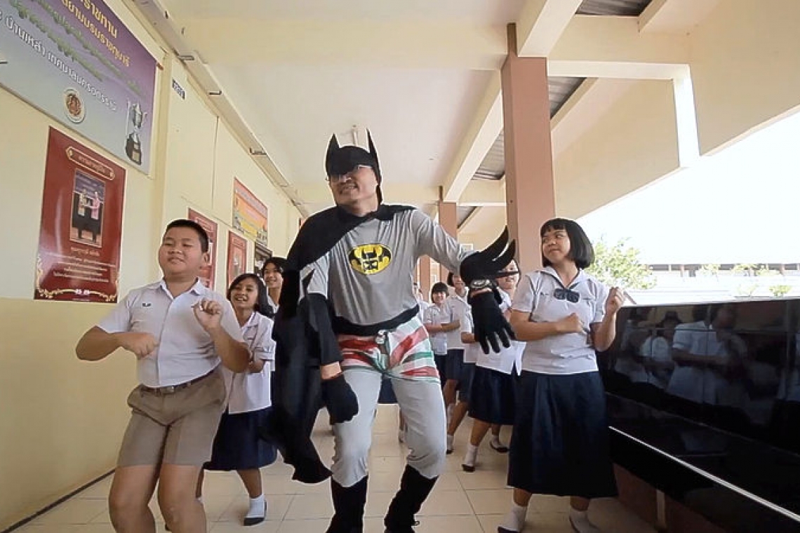 Thailand Batman fights virus with catchy tune
